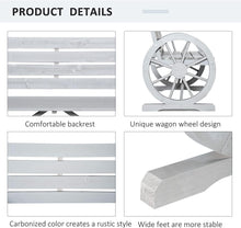 Load image into Gallery viewer, Wooden Wagon Wheel Bench Garden Loveseat - Adler's Store