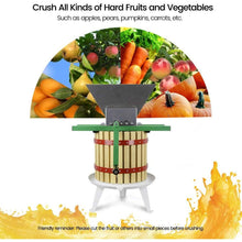 Load image into Gallery viewer, 1.8 Gallon Manual Fruit Crusher for Fruit Pressing Juicer - Adler&#39;s Store