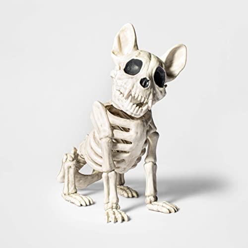 10.5 Inch Skeleton French Bulldog Halloween Life Size Decorations - Adler's Store