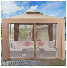 Load image into Gallery viewer, 10 x 10 Ft Gazebo with Mosquito Netting - Adler&#39;s Store