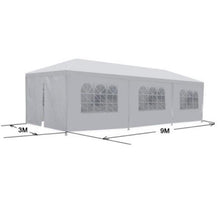Load image into Gallery viewer, 10x30 Ft Outdoor Wedding Party Tent with 7 Side Walls - Adler&#39;s Store