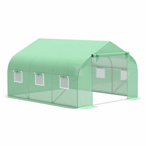 11.5 x 10 x 7 Ft Portable Walk-In Tunnel Greenhouse - Adler's Store