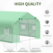 Load image into Gallery viewer, 11.5 x 10 x 7 Ft Portable Walk-In Tunnel Greenhouse - Adler&#39;s Store