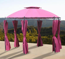 Load image into Gallery viewer, 11 Ft 2-Tier Round Roof Gazebo - Adler&#39;s Store