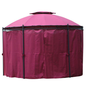 11 Ft 2-Tier Round Roof Gazebo - Adler's Store