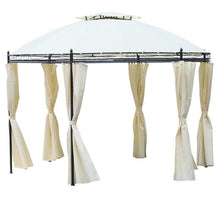 Load image into Gallery viewer, 11 Ft 2-Tier Round Roof Gazebo - Adler&#39;s Store