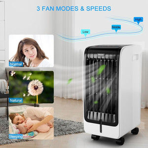 110V Portable Evaporative Cooler Humidifier Fan with Remote Control - Adler's Store