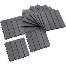 Load image into Gallery viewer, 12 x 12 Inch Interlocking HDPE All Weather Flooring Deck Tiles - Pack of 11 - Adler&#39;s Store