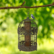 Load image into Gallery viewer, 13 Inch Squirrel Proof Rustic Hanging Bird Feeder - Adler&#39;s Store