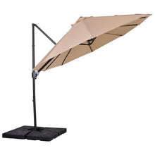 Load image into Gallery viewer, 15 Ft Double Sided Cantilever Umbrella with Solid Cross Stand - Adler&#39;s Store