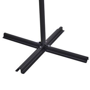 15 Ft Double Sided Cantilever Umbrella with Solid Cross Stand - Adler's Store