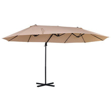 Load image into Gallery viewer, 15 Ft Double Sided Cantilever Umbrella with Solid Cross Stand - Adler&#39;s Store