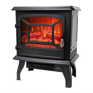 1500W Electric Standing Fireplace Realistic Fire Flame - Adler's Store