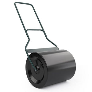 16 Gallons Lawn Roller Steel Drum Roller with U-Shaped Push Tow Handle - Adler's Store