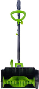 16 Inch Wide Corded Snow Shovel with 12 Amp Motor and Wheels - Adler's Store