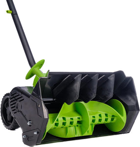 16 Inch Wide Corded Snow Shovel with 12 Amp Motor and Wheels - Adler's Store