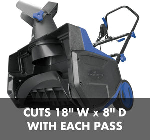 18 Inch Electric Snow Thrower with 14.5 Amp Motor and Lights - Adler's Store