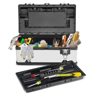 18 Inch Stainless Steel and Plastic Tool Box - Adler's Store