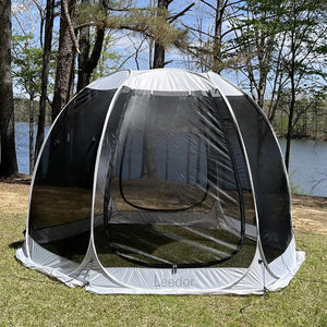 2-15 Person Instant Pop Up Tent Portable Screened Shelter with Mesh Netting Carrying bags and Sandbags - Adler's Store