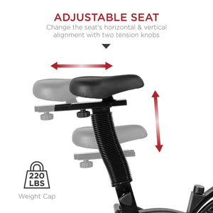 2-in-1 Elliptical Exercise Bike with LCD Screen - Adler's Store