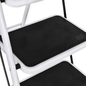 2-in-1 Folding Non-Slip 4 Step Ladder with Arm Rails - Adler's Store