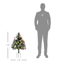 Load image into Gallery viewer, 2 Pack Pre-lit Cordless Artificial Christmas Tree - Adler&#39;s Store