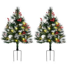 Load image into Gallery viewer, 2 Pack Pre-lit Cordless Artificial Christmas Tree - Adler&#39;s Store