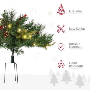 2 Pack Pre-lit Cordless Artificial Christmas Tree - Adler's Store