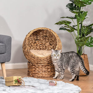 20 Inch Elevated Cat Condo Pod with Cushion - Adler's Store