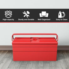 Load image into Gallery viewer, 20 Inch Portable 5 Trays Steel Organizer Tool Box - Adler&#39;s Store