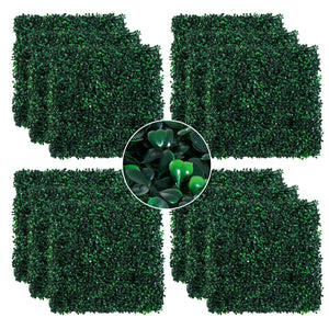 20x20 Inch Artificial Boxwood Hedge Wall Mat - 12 Piece - Adler's Store