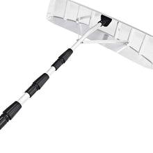 Load image into Gallery viewer, 21 Feet Aluminum Snow Roof Rake with Large Poly Blade and Twist-n-Lock Telescoping Handle - Adler&#39;s Store