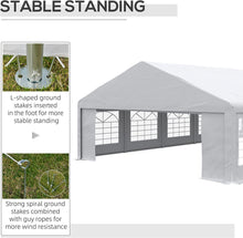 Load image into Gallery viewer, 23 x 39 Ft Large Party Tent and Carport with Removable Sidewalls and Windows - Adler&#39;s Store