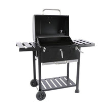 Load image into Gallery viewer, 24 Inch Powder Coated Barrel Charcoal BBQ Grill - Adler&#39;s Store