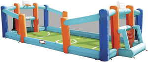 24 x 12 Ft Inflatable Soccer and Basketball Court with Blower - Adler's Store