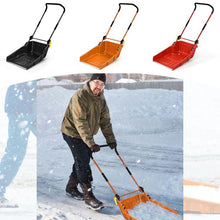 Load image into Gallery viewer, 26 Inch Folding Snow Scoop with Large Capacity Ergonomic U-Handle and Wheels - Adler&#39;s Store