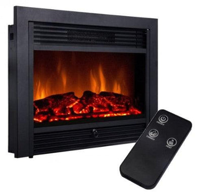 28.5 Inch Electric Embedded Fireplace with Remote Control - Adler's Store