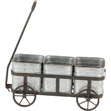 Load image into Gallery viewer, 29 Inch Farmhouse Style Metal Iron Wagon Planter - Adler&#39;s Store