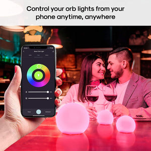 3 Pack Smart Portable WiFi-Compatible Orb LED Light - Adler's Store