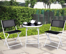 Load image into Gallery viewer, 3 Piece Folding Table and Chairs Patio Set - Adler&#39;s Store