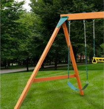 Load image into Gallery viewer, 3-Position Wooden A-Frame Combo Playset - Adler&#39;s Store