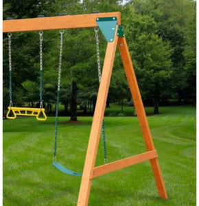 3-Position Wooden A-Frame Combo Playset - Adler's Store