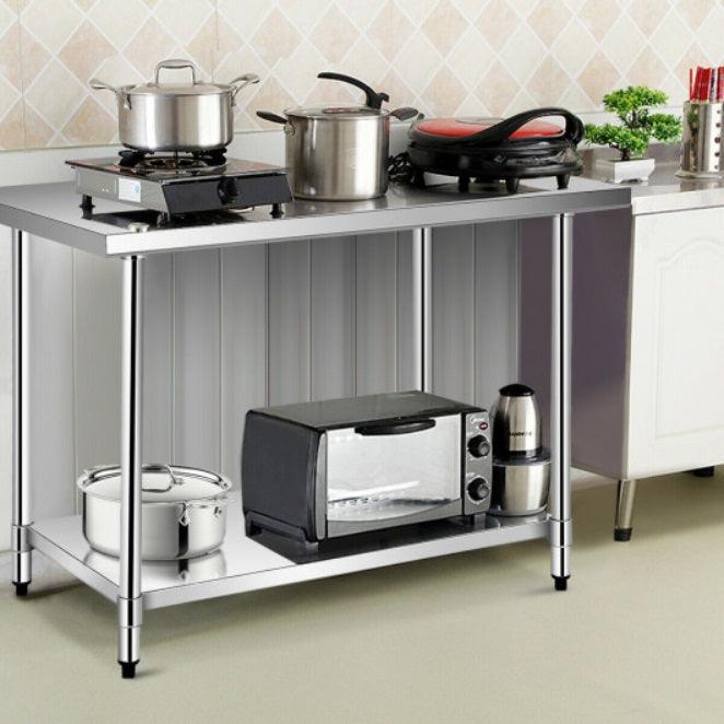 30 x 48 Inch Stainless Steel Food Preparation Table - Adler's Store