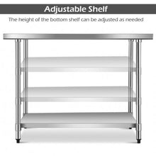 Load image into Gallery viewer, 30 x 48 Inch Stainless Steel Food Preparation Table - Adler&#39;s Store