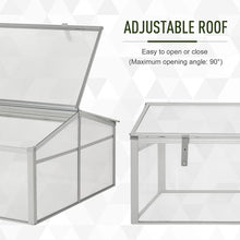 Load image into Gallery viewer, 39 Inch Vented Cold Frame Mini Greenhouse Kit with Adjustable Roof - Adler&#39;s Store