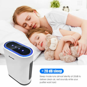 4-in-1 Composite Ionic Low Noise Air Purifier with HEPA Filter - Adler's Store