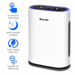 4-in-1 Composite Ionic Low Noise Air Purifier with HEPA Filter - Adler's Store