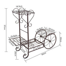 Load image into Gallery viewer, 4 Tiers Vintage Flower Pot Stand - Adler&#39;s Store