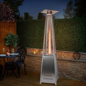 42000 BTU Stainless Steel Pyramid Patio Heater - Adler's Store