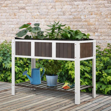 Load image into Gallery viewer, 47 x 23 x 35 Inch 2 Tiers Elevated Wooden Planter Bed - Adler&#39;s Store